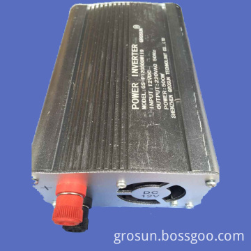 DC to AC Converter, 500W DC to AC Modified Pure Sine Wave Power Inverter with Aluminum Alloy Shell